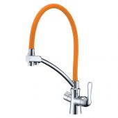 Смеситель Lemark Comfort LM3070C-Orange для кухни с подключением к фильтру с питьевой водой (цвет хр