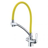 Смеситель Lemark Comfort LM3070C-Yellow для кухни с подключением к фильтру с питьевой водой (цвет хр