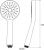 Ручной душ Ravak Flat S 960.00 X07P343