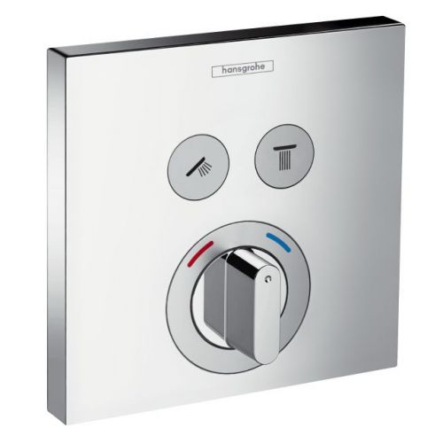 Термостат для ванны (2 выхода) Hansgrohe ShowerSelect 15768000 (цвет хром)
