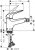 Смеситель для биде Hansgrohe Novus 70 71142000 (цвет хром)