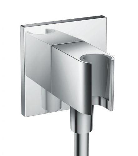 Шланговое подключение Hansgrohe Fixfit Porter Square 26486000 держатель для душа