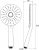 Ручной душ Ravak Flat XXL 961.00 X07P344